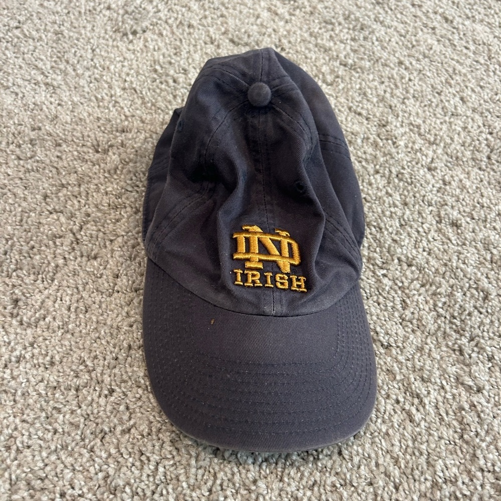 Notre Dame Navy Cap with Gold Details!